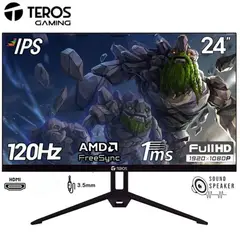 TEROS - Monitor GAMER 2415S 23.8 IPS FULL HD 120hz 1MS HDMI DP PARLANTE