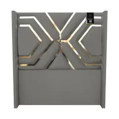 BARAKA HOME - Cabecera Emperatriz Nich 2 Plz - Gris Oscuro