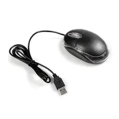GENERICO - Mouse Alámbrico Usb - Negro - Óptico