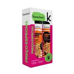 KANECHOM - Shampoo Acondicionador Arrasa Lisos 300ml Duo Pack