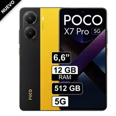 XIAOMI - Celular Poco X7 Pro Dual SIM 5G 512GB 12GB RAM 50mpx Amarillo