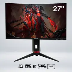 TEROS - MONITOR GAMER CURVO TE-2764G, 27" FHD VA, 240 HZ, 1MS