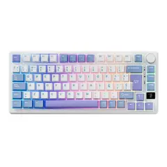 ROYAL KLUDGE - - Teclado M75 Wireless 75% Taro Milk Switch K Silver