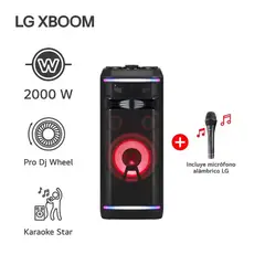 LG - Torre de Sonido XBOOM OK99M 2000W Bluetooth Karaoke Star