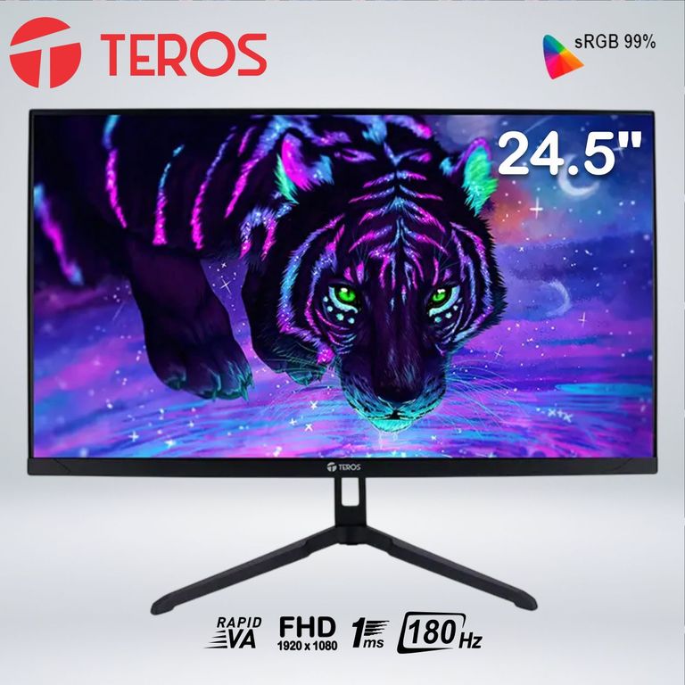 MONITOR GAMER TE-2475G FULL HD 24.5 " VA 180HZ 1MS HDMI