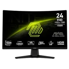 MSI - Monitor Gamer MAG 242C 236 Curvo FHD 180Hz 1ms FreeSync HDR RGB