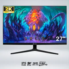 TEROS - MONITOR GAMER PLANO TE-2769G, 27" QHD IPS FLAT, 180 HZ, 1MS
