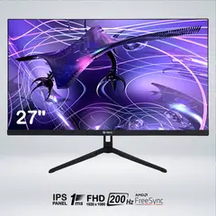TEROS - MONITOR GAMER TE-2786G FULL HD 27 " IPS 200HZ 1MS HDMI FreeSync