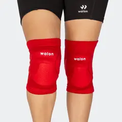 GENERICO - RODILLERA DE VOLEY WALON CON GEL TALLA M ROJO