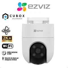 EZVIZ - Cámara IP Exterior H8C 4MP 2K 360° Tecnología IA