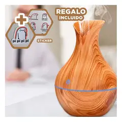 GENESIS - Pack5 Difusor de Esencias Madera Claro Y+Regalo Stickers