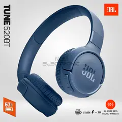 JBL - Audífonos TUNE 520BT On-Ear Bluetooth 57 Horas AZUL