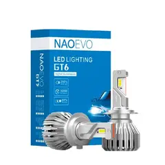 NAOEVO - Focos LED Serie GT6 Base H7 10000LM