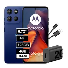 MOTOROLA - Celular Moto G15 4GB RAM - 128GB Color Azul