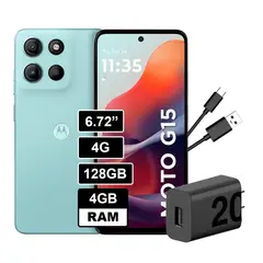 MOTOROLA - Celular Moto G15 4GB RAM - 128 Gb Color Celeste