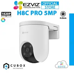 EZVIZ - Cámara WiFi H8c Pro 3K 5MP Full Color con IA