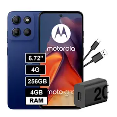 MOTOROLA - CELULAR MOTO G15 4GB RAM - 256GB AZUL