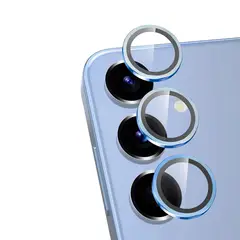 GENERICO - Protector de Cámara Metálico Para Samsug S25 Plus - Celeste