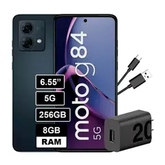 MOTOROLA - Celular Moto G84 8gb 256gb 5G Color Negro