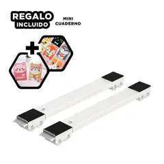 RYBIU IMPORT - Pack6 Plataforma Elevador de Muebles Plate Y+Regalo Agendita