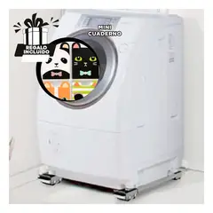 GENERICO - Pack9 Base de 2pzs para Mover Muebles Plat Y+Regalo Agendita