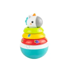 BASA - Juego Didactico Aros Unicornio Roly Poli