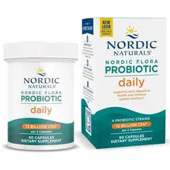 NORDIC - Probiótico Diario 12 Billion Cfu 60 Cápsulas – Naturals