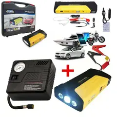 PREMIUM - Kit Arrancador Bateria Auto Carro Recargable Power Bank 12v -12174