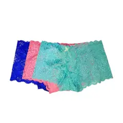 GENERICO - Trusas Cacheteros Encaje Estándar - 3 unidades