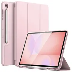 GENERICO - Funda Smart Case Portapencil Para Samsung S10 S10 FE - ROSADO