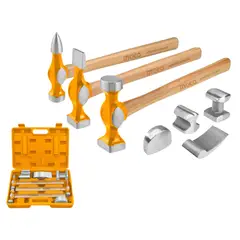 INGCO TOOLS - Juego de martillos para planchar 7 piezas Ingco