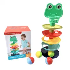 GENERICO - Torre De Bolas Para Bebe Didactico Sapito