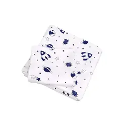 SESAMO - Sabanas Bebé Pack and Play 100% Algodón Cohetes Azules