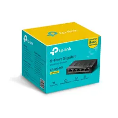GENERICO - Conmutador Tp-Link Litewave Ls1005G, 5 Puertos Gigabit Net, Sobremesa Y Montaje En Pared