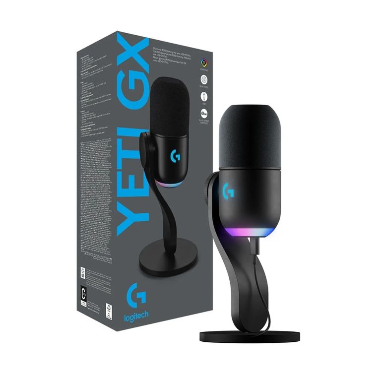 Micrófono Yeti Gx De Logitech - Calidad De Sonido Superior, Diseño Elegante Y Conectividad