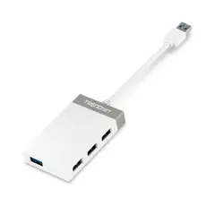 TRENDNET - Hub Usb Tu3-H4E De 4 Puertos Para Pc Y Mac - Conectividad Rápida Y Eficiente