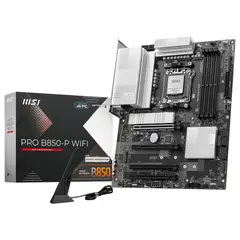 MSI - Placa Base Amd Pro-B850-P Con Wifi, Ddr5 8200Mhz, Hdmi Y Formato Atx, Ideal Para Gamer