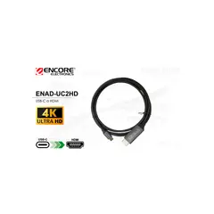 GENERICO - Cable Usb-C A Hdmi Encore Enad-Uc2Hd 4K Ultra Hd Ideal Para Conexiones De Alta Calidad
