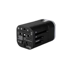 GENERICO - Cargador De Viaje Universal Encore En-Ad-302 Con Múltiples Salidas Y Diseño Compacto Ideal