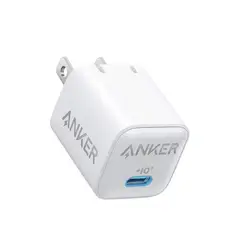 ANKER - Cargador 30W Plegable Usb-C Iq3 Con Carga Rápida Pps Para Iphone 1615 Y Magsafe