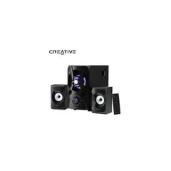 CREATIVE - Parlante E2900 2.1 Bluetooth 60W Con Luz Led, Fm, Usb Y Sd - Color Negro