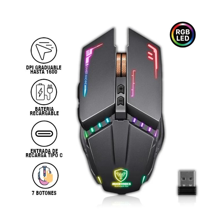 Mouse Inalámbrico Ranger M822RX