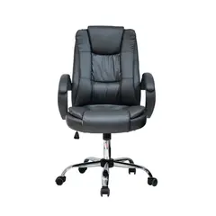 OFIDEAS - Silla Ergonómica Presidente Lexus Sg Cuero Negro