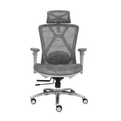 OFIDEAS - Silla Ergonómica Levis Plus II Brazo 3D Reclinable Gris