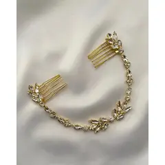 GENERICO - TOCADO TIARA ACCESORIO CABELLO JOYAS DE NOVIA