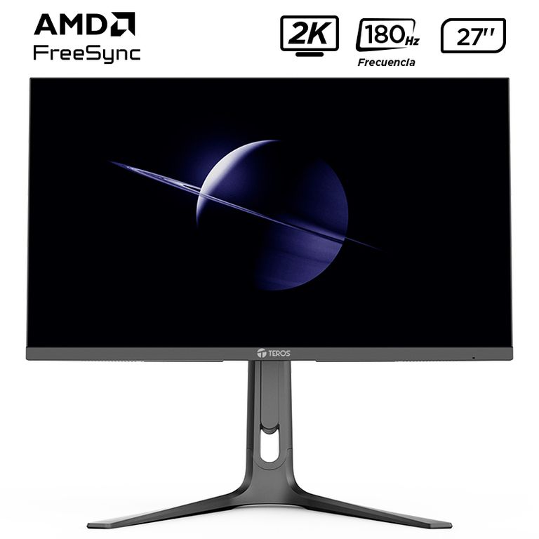 MONITOR PLANO GAMING TE-2753G, 27" 2K QHD IPS, 180 HZ, HDMI