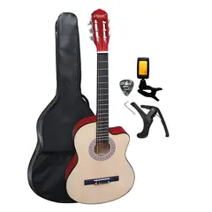 GENERICO - PACK DE GUITARRA ACUSTICA NYLON NATURAL