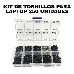 GENERICO - KIT DE TORNILLOS PARA LAPTOP 250 UNIDADES