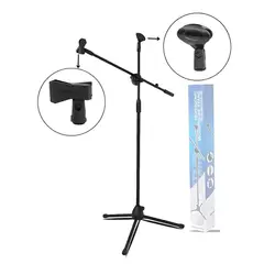 GENERICO - SOPORTE PARA MICROFONOS TRIPODE PLEGABLE