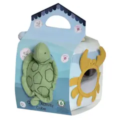 TIKIRI - Cubo textil suave de actividades modelo océano
